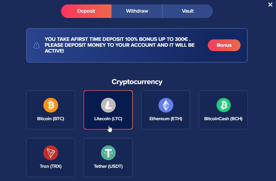 celsius casino ltc