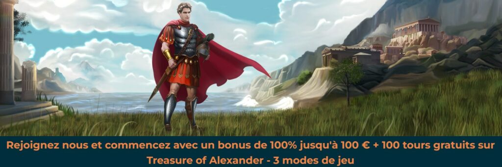 bonus de bienvenue alexander casino